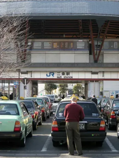 Taxis, Nijo Station, Kyoto