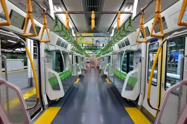 JR train interior