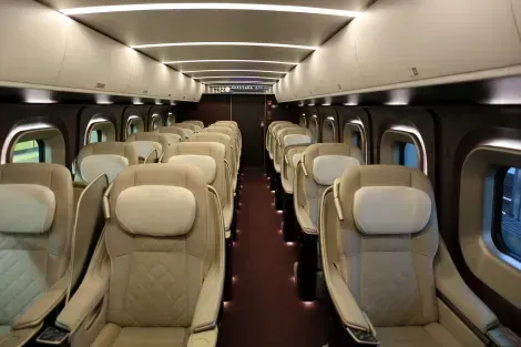 Gran Class on the Shinkansen 