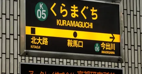 Kuramaguchi Sign 