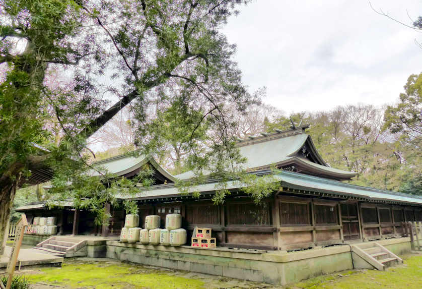 Ancient Hinokuma Jingu Shrine.