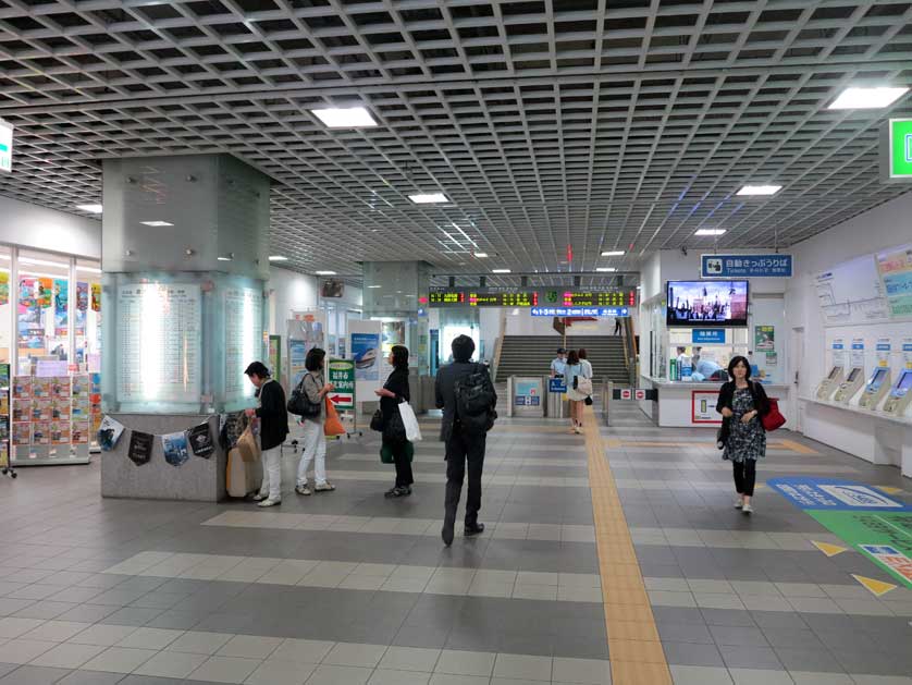 Inside Fukui Station, Fukui, Japan.