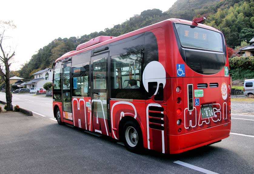 Hagi Loop Bus, Yamaguchi Prefecture, Japan.