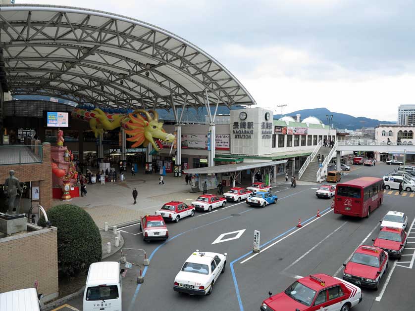Nagasaki Station in Kyushu.