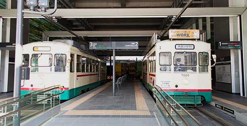 Toyama Station, Toyama Prefecture, Japan.