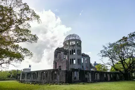 Il Genbaku Dome, non distrutto dalla bomba atomica caduta su Hiroshima