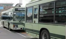 Kyoto buses near Tōji Temple