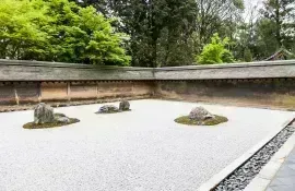 Visita Ryoan-ji, Kyoto, il giardino rock e zen più famoso del Giappone